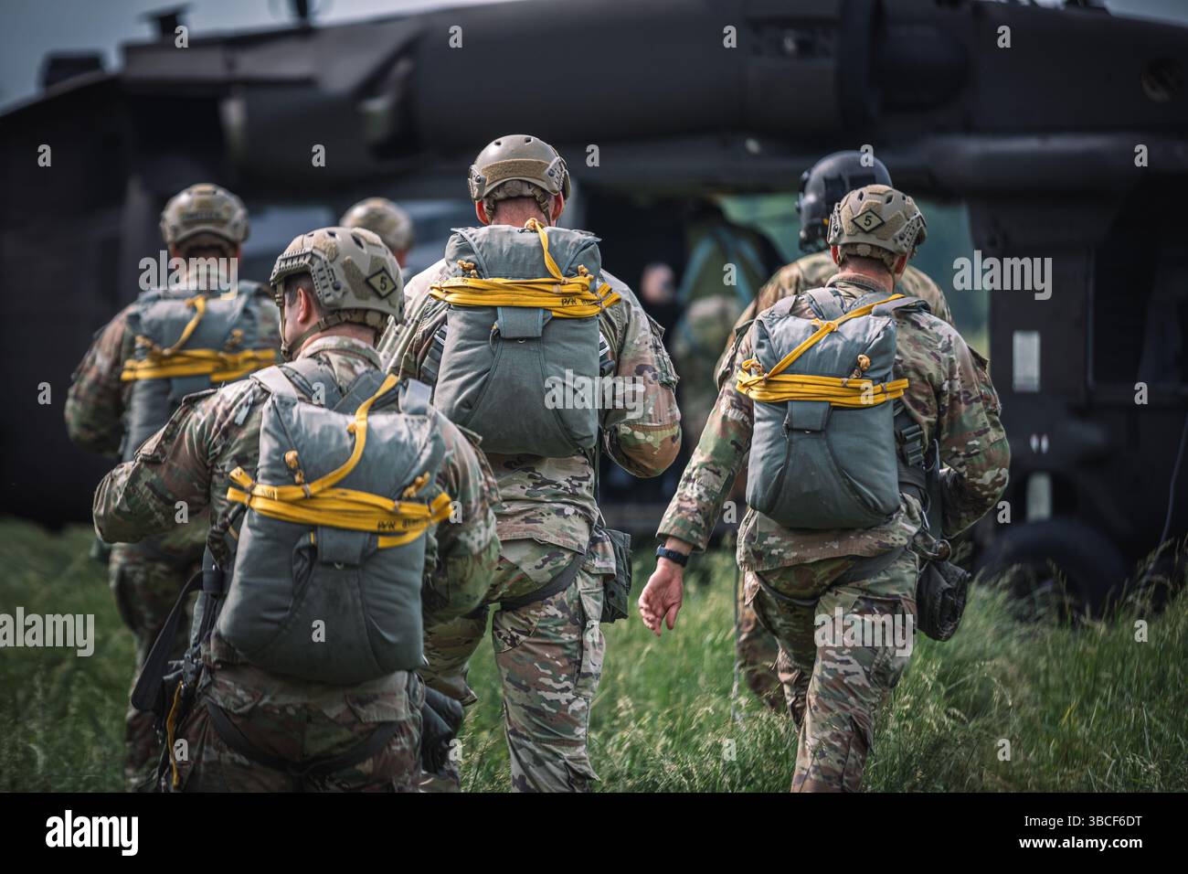 A group of U.S. Army Rangers, assigned to the 5th Ranger Training ...