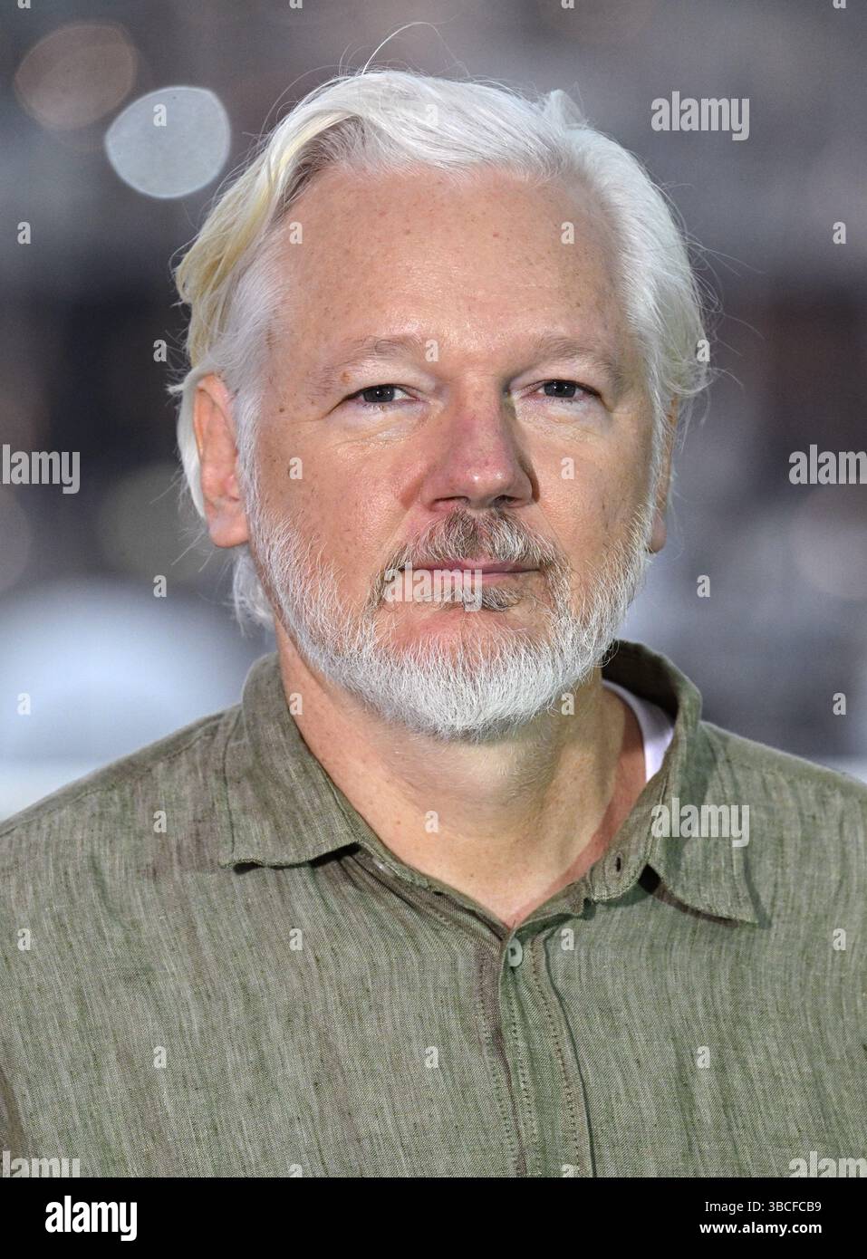 Cannes, France. May 20th, 2025. Julian Assange attending The Six Billion Dollar Man photocall, part of the 78th Cannes Film Festival, Palais des Festival. Credit: Doug Peters/EMPICS/Alamy Live News Stock Photo