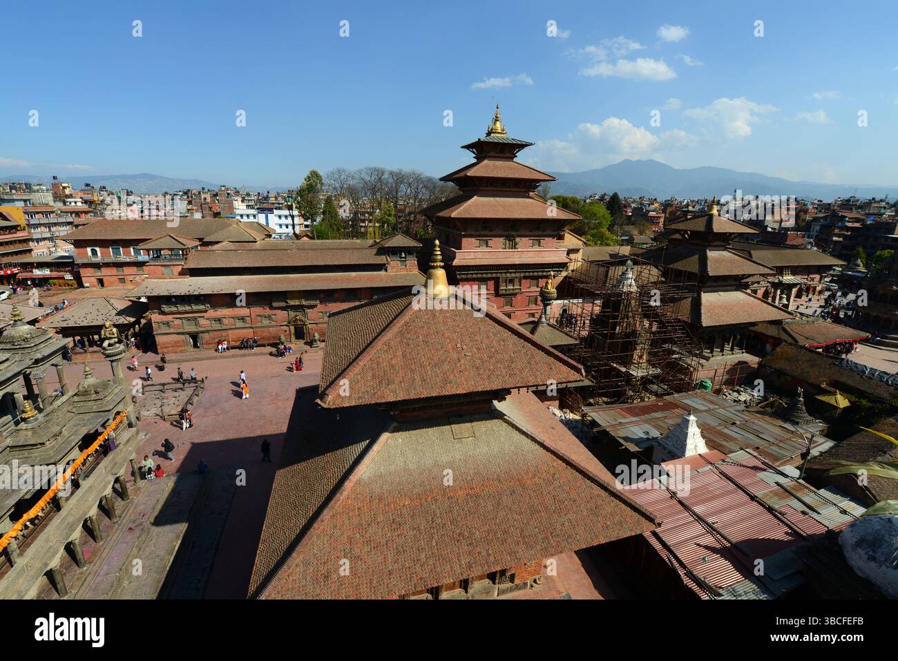 A view of the Durbar square in Patan, Nepal Stock Photo - Alamy