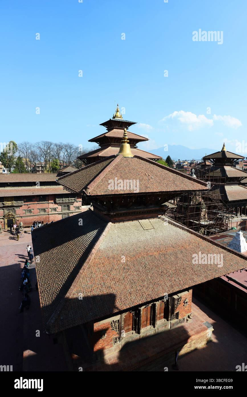 A view of the Durbar square in Patan, Nepal Stock Photo - Alamy