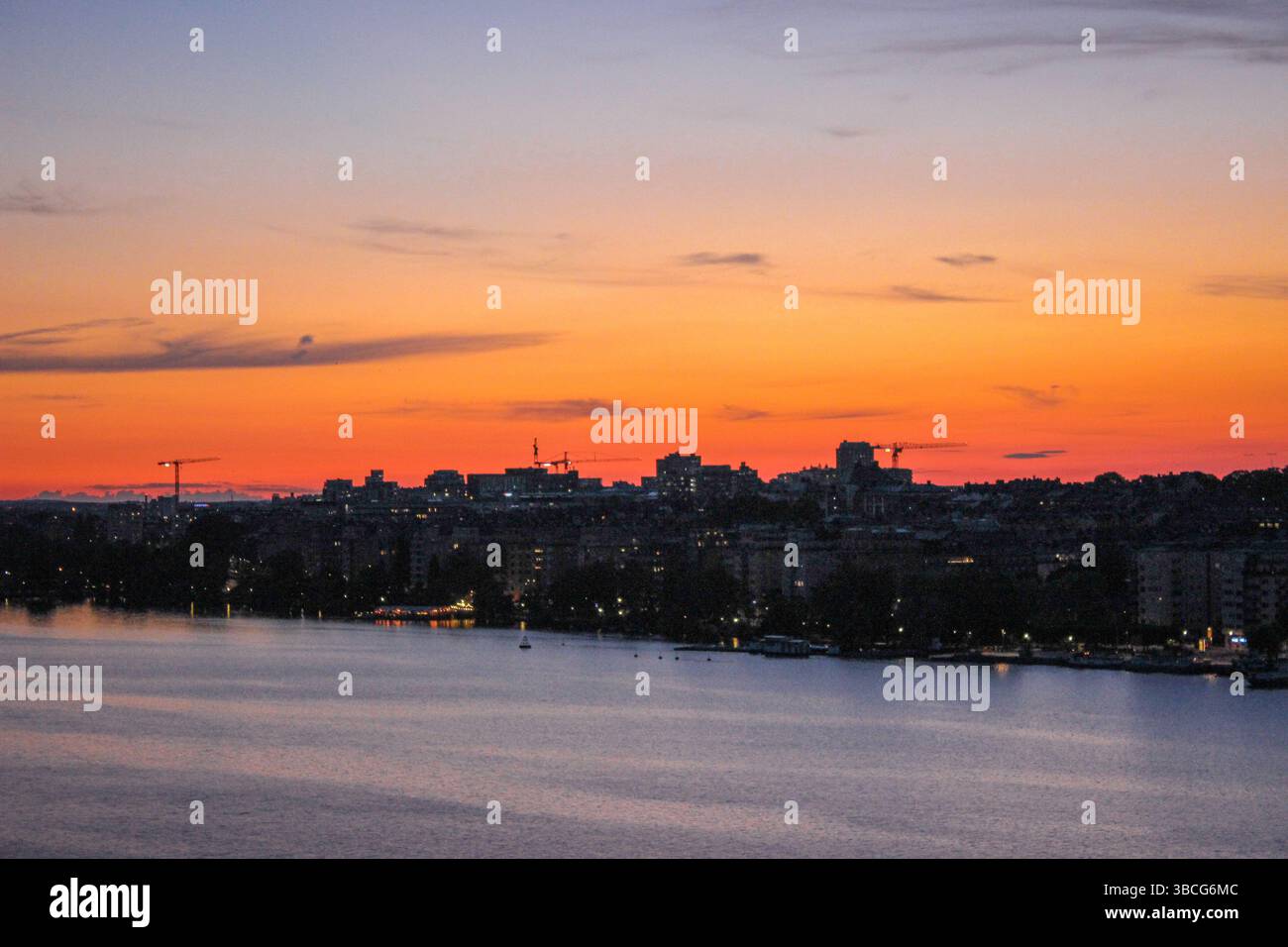 Stockholm skyline cranes hi-res stock photography and images - Alamy