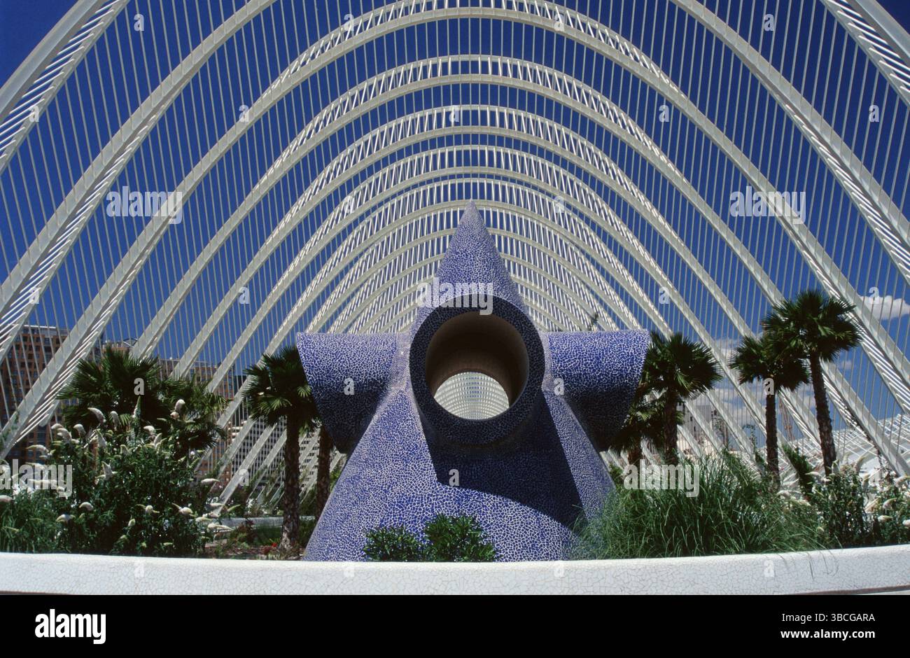 Botanical garden, L'Umbracle, City of Arts and Sciences, Valencia ...