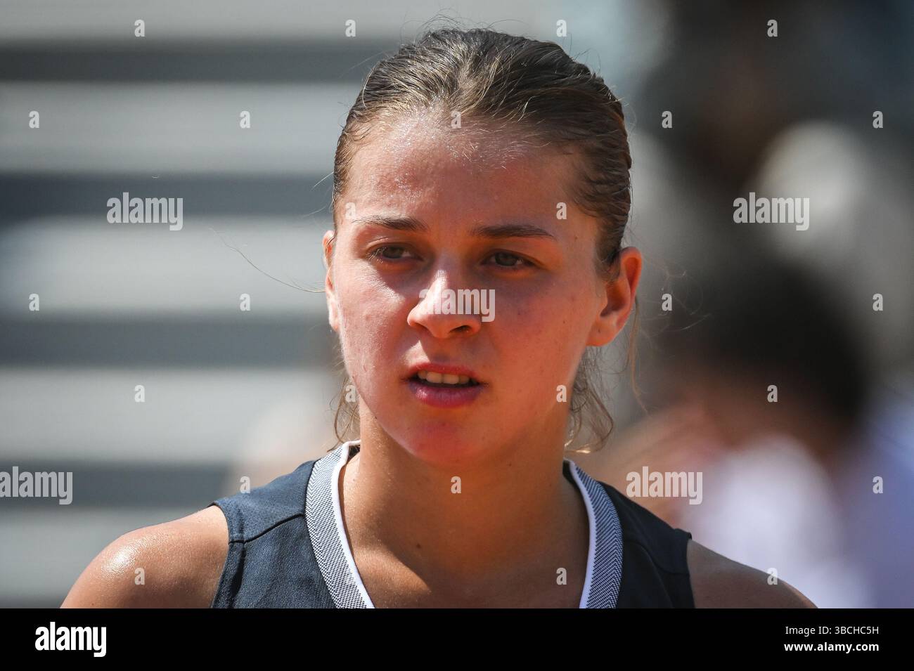Maja CHWALINSKA of Poland during the second qualifying day of the Roland-Garros 2025, French Open, Grand Slam tennis tournament on 20 May 2025 at Roland-Garros stadium in Paris, France Stock Photo