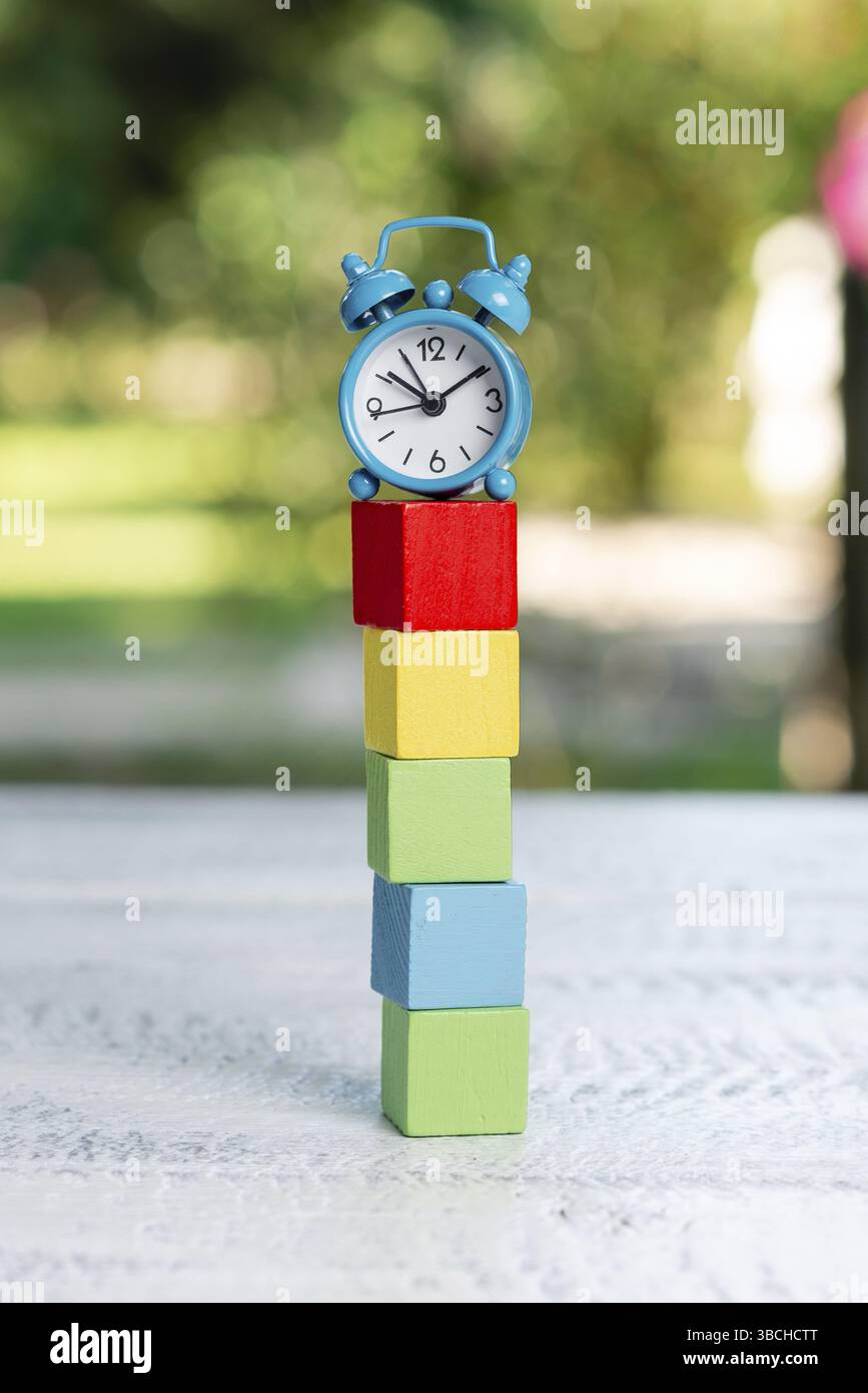 Working Time Activity Working Activities Outside, Presenting Time Management Skills Stock ...