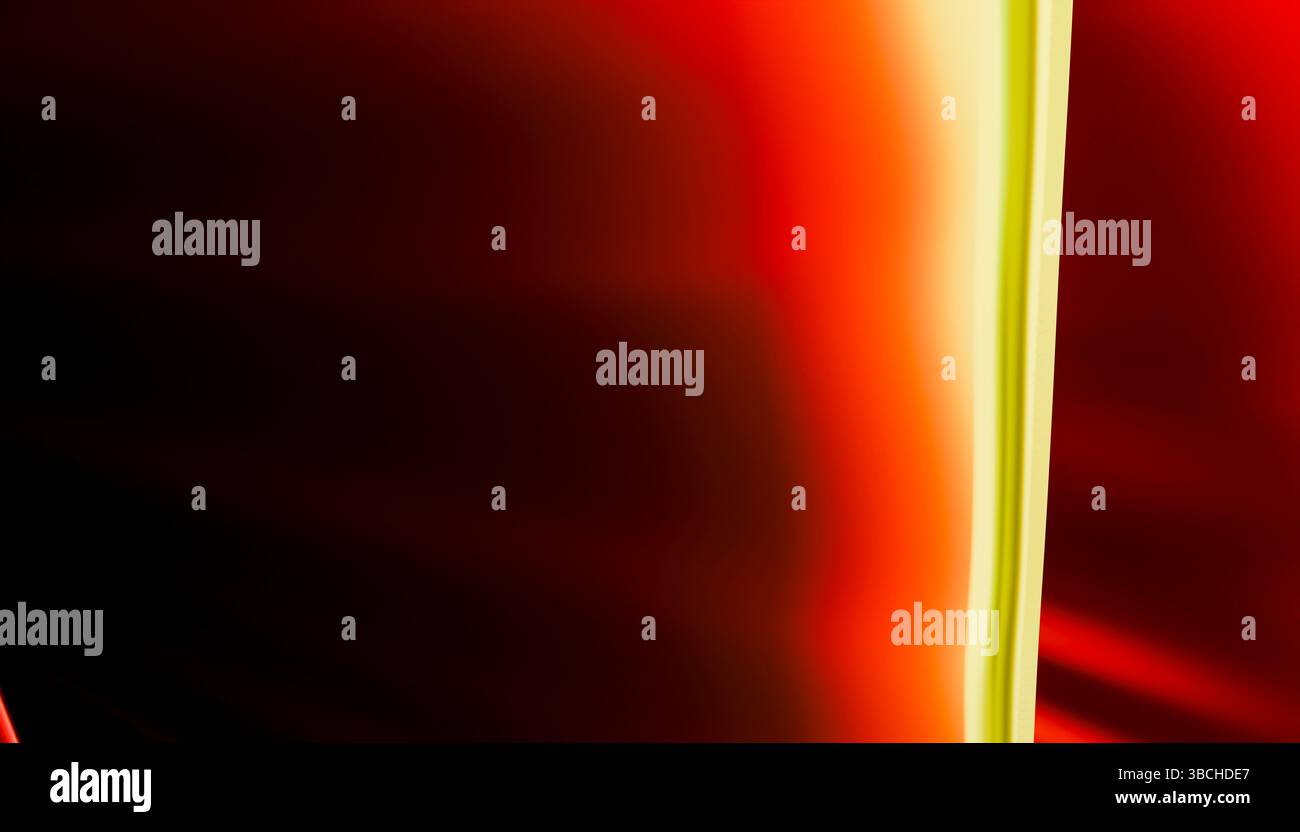 Abstract red and yellow background with flowing curves and gradients ...