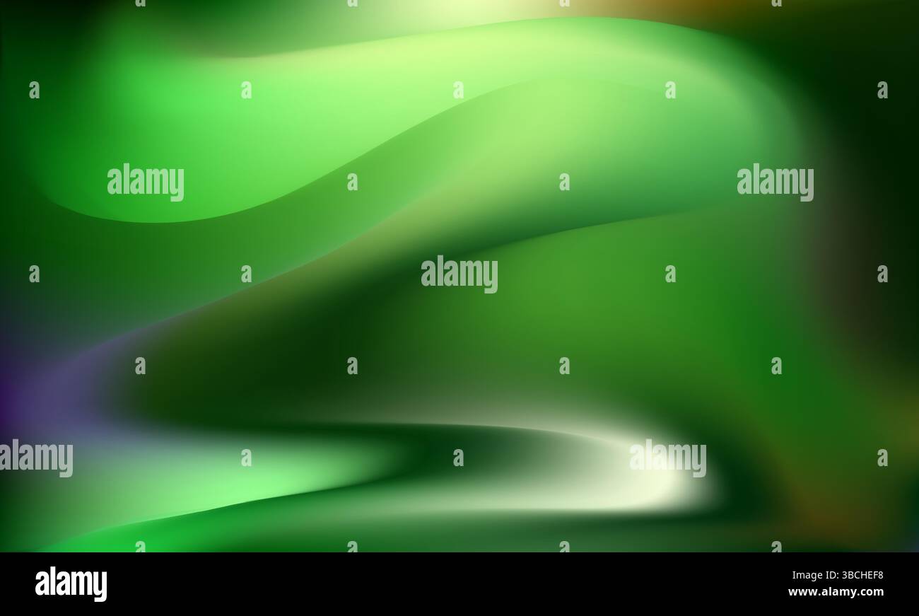 Dark green gradient background. Forest green nature bg. Stock Vector
