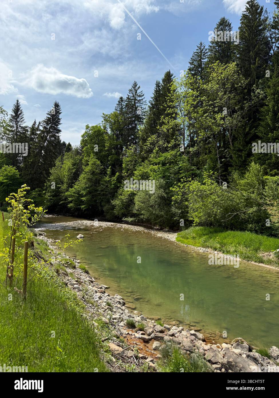 Golfpark Bregenzerwald – Serenity by the Water - Smartphone Captured Stock Image