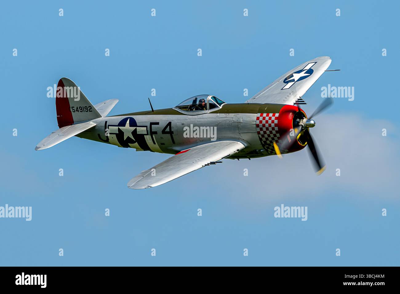 Republic P-47D Thunderbolt 'Nellie B' Stock Photo