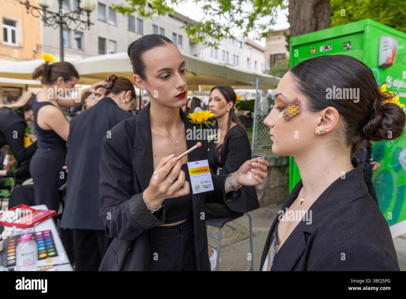 Pula, Croatia. 20th May, 2025. At the Pula Green Market, as part of the ...