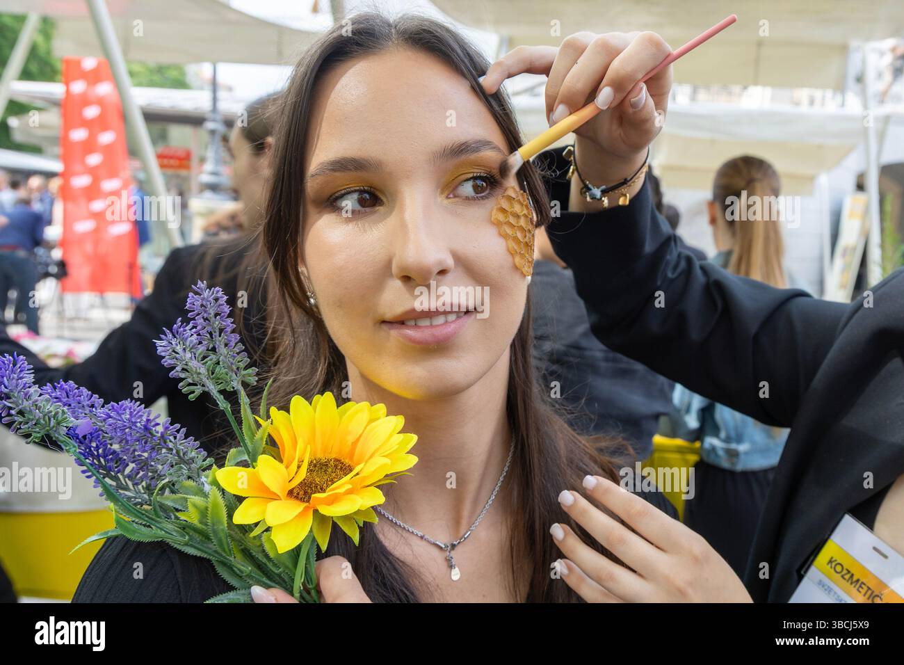 Pula, Croatia. 20th May, 2025. At the Pula Green Market, as part of the ...
