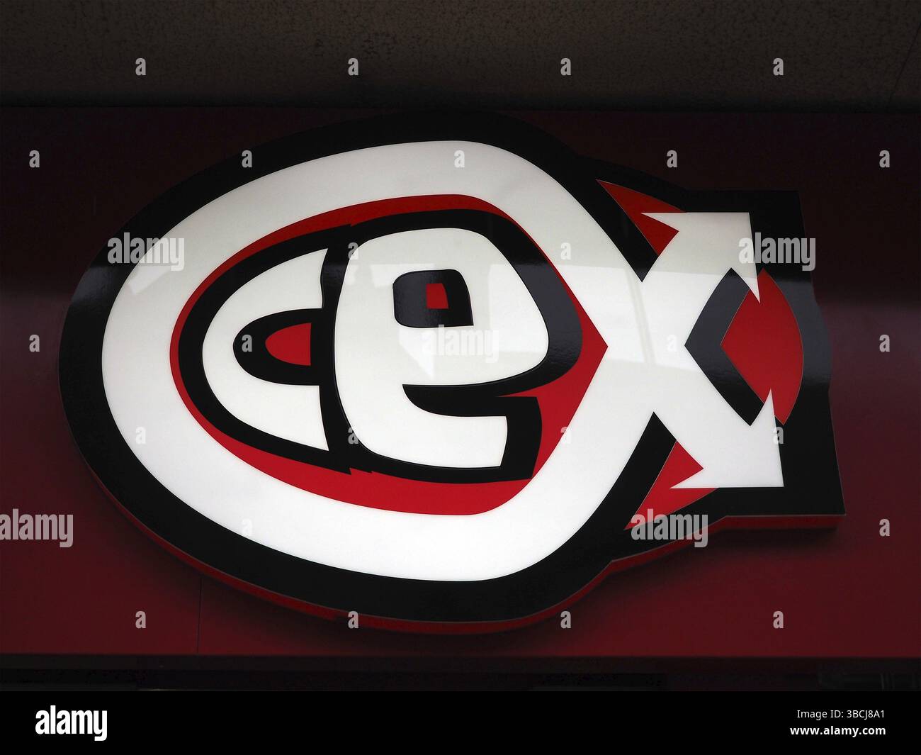 Chester. Cheshire, United Kingdom, 20 March 2024 : Sign outside the Cex Computer Exchange Store in Chester, Europe Stock Photo