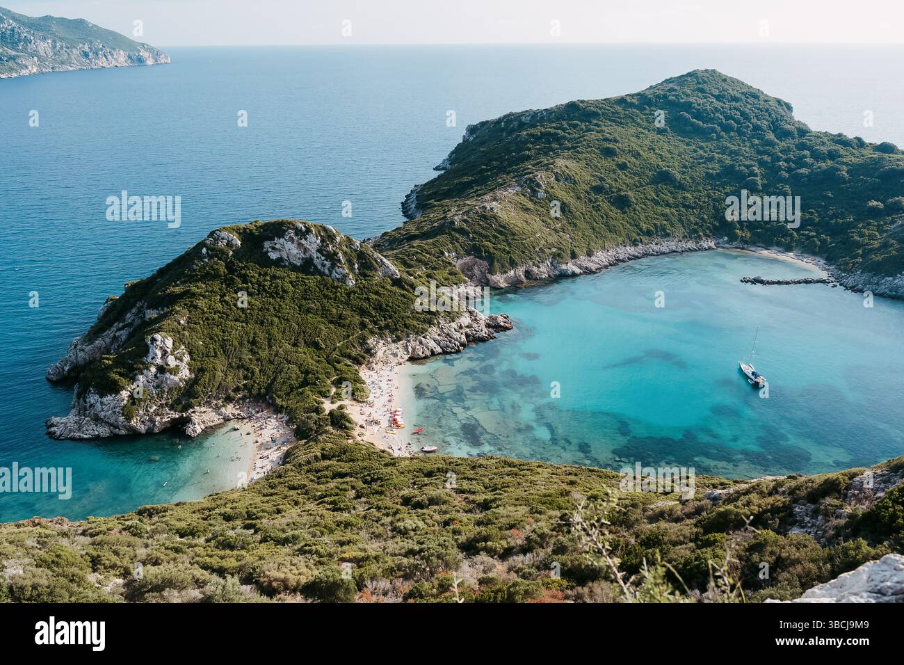 Porto timoni beach corfu greece hi-res stock photography and images - Alamy