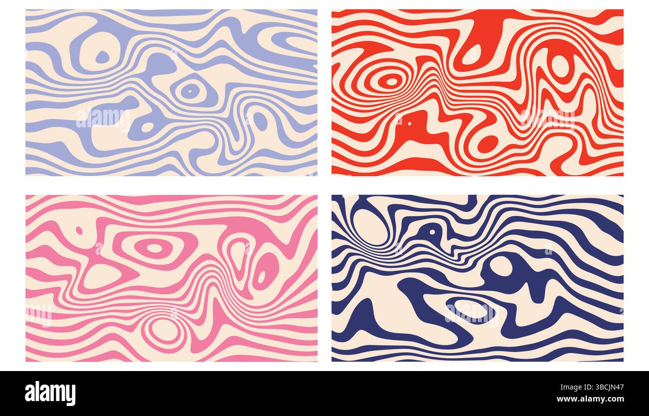 Smooth water textures Stock Vector Images - Alamy