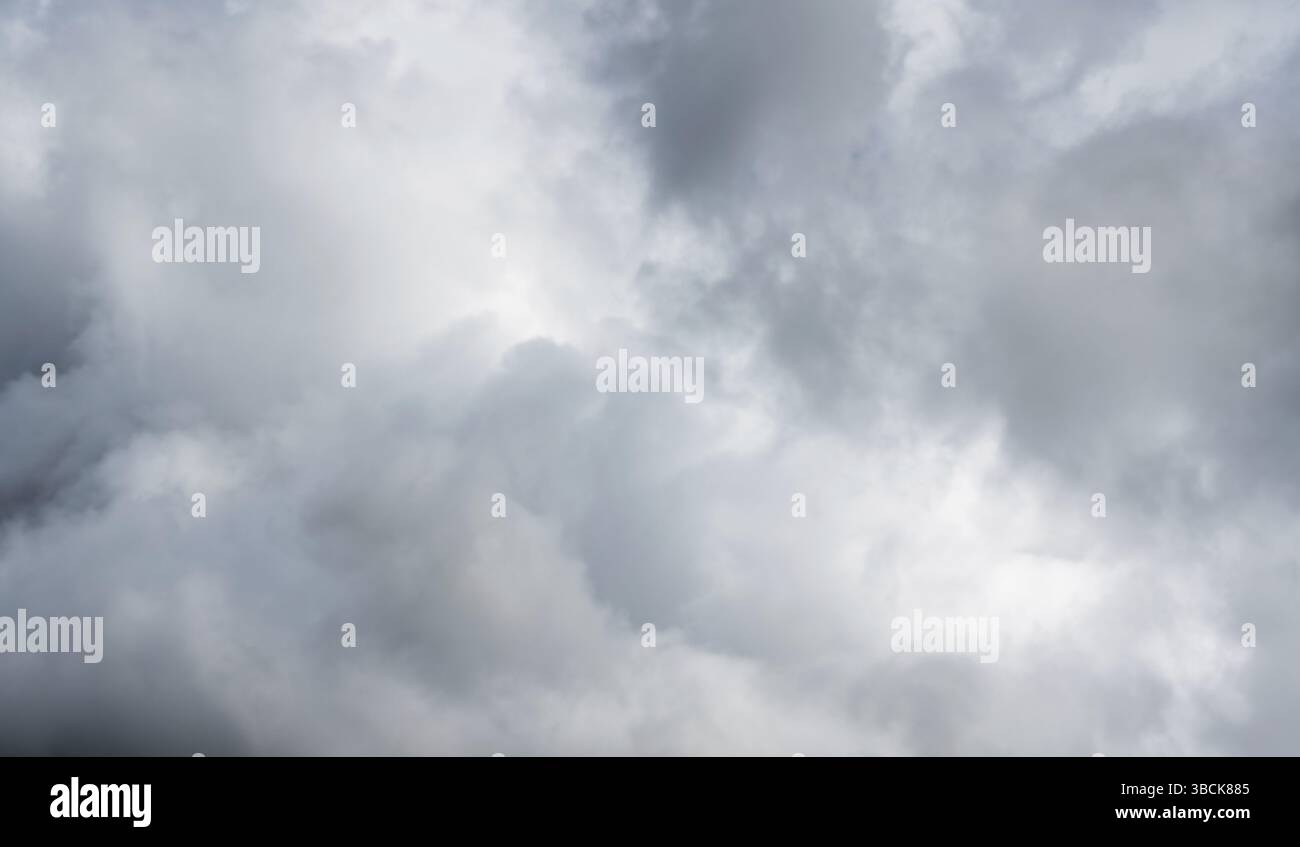 horizontal view of stormy sky and white cloud background Stock Photo ...