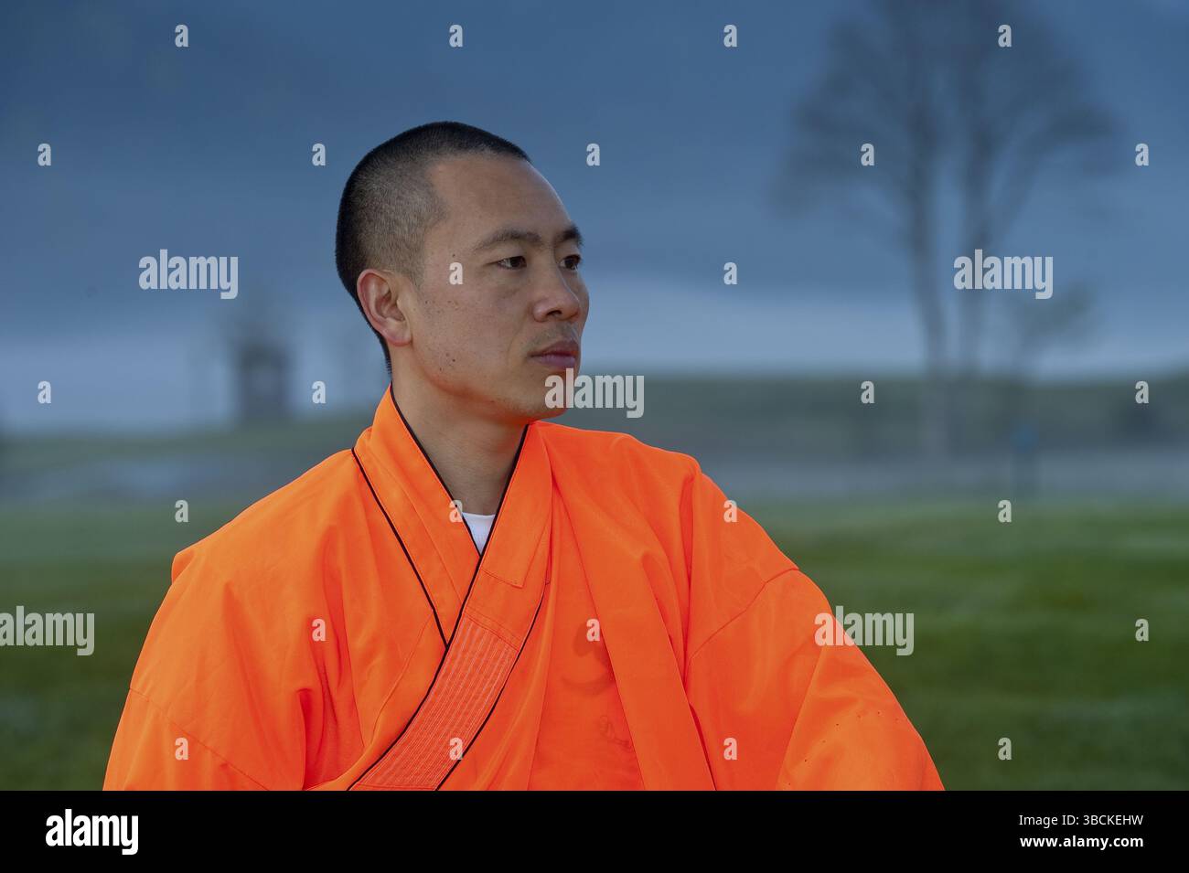 Shaolin Monk, Kung Fu Stock Photo - Alamy