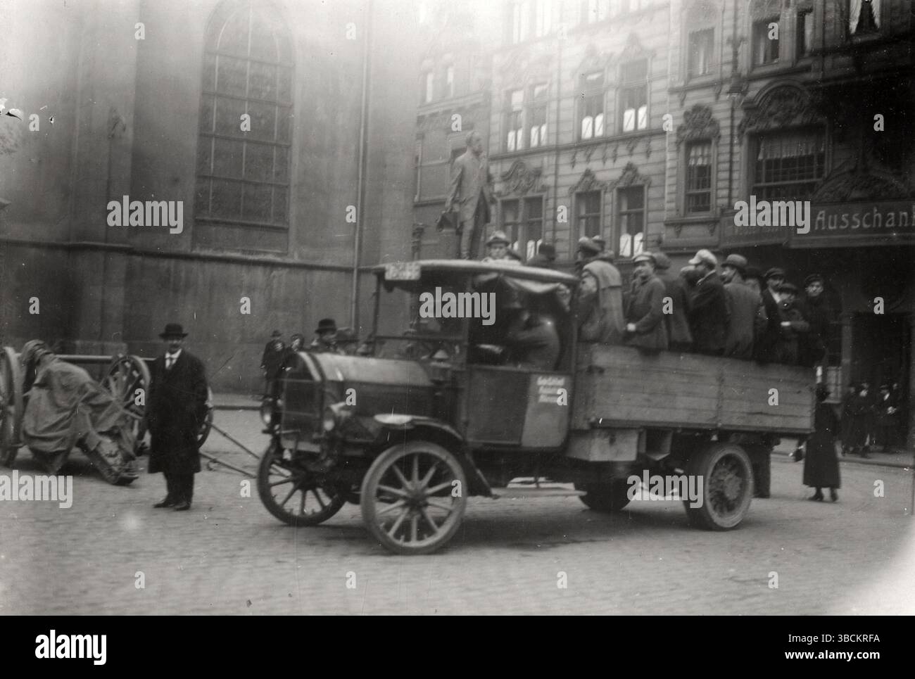 Red Ruhr Rising A truck full of Red Ruhr Army soldiers in Essen during the Ruhr ...
