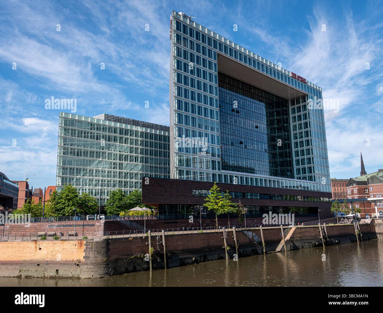 Head office of the daily newspaper Der Spiegel (lit #39 The Mirror #39 ) a