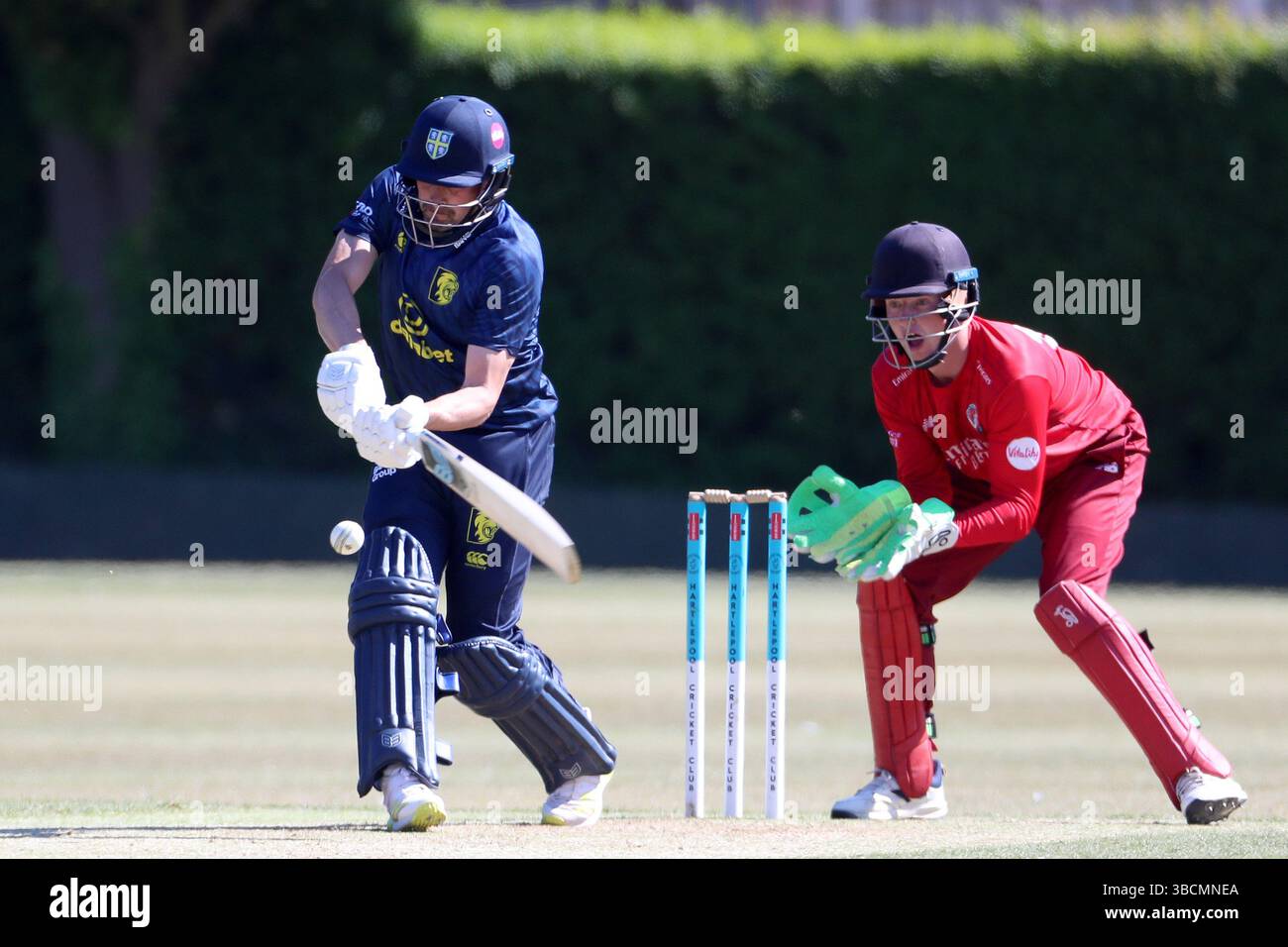 Durham's Will Rhodes batting during the Second XI T20 match between ...