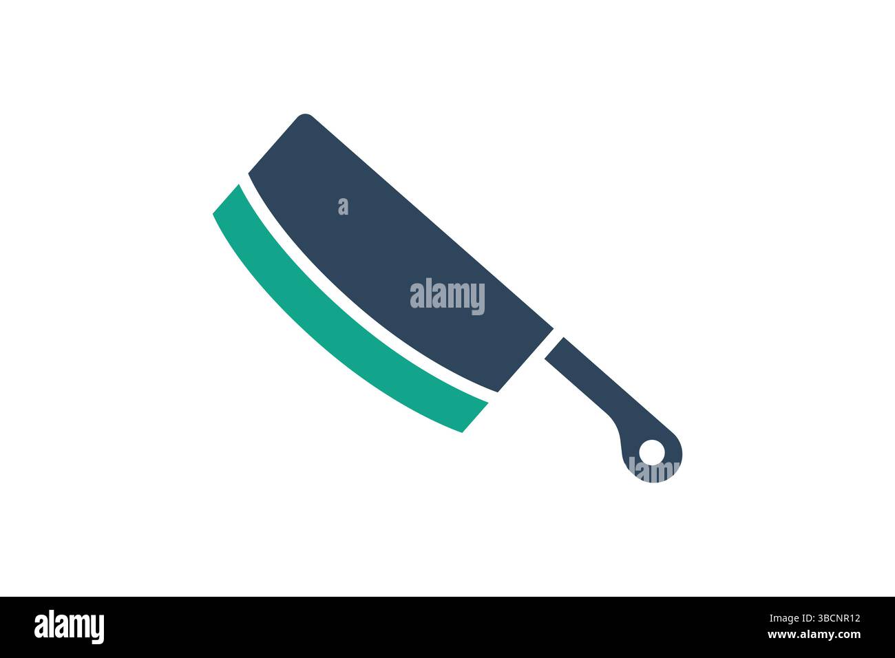 Knife icon. solid icon style. icon related to meat knife. cooking elements vector illustration Stock Vector