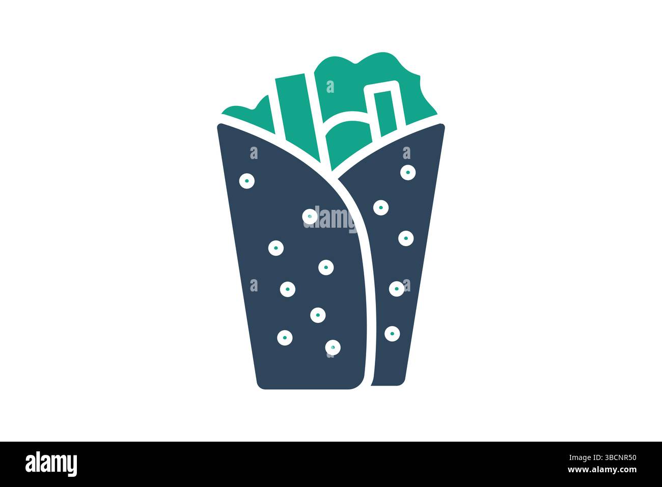 Kebab icon. solid icon style. icon related to meat. food elements vector illustration Stock Vector