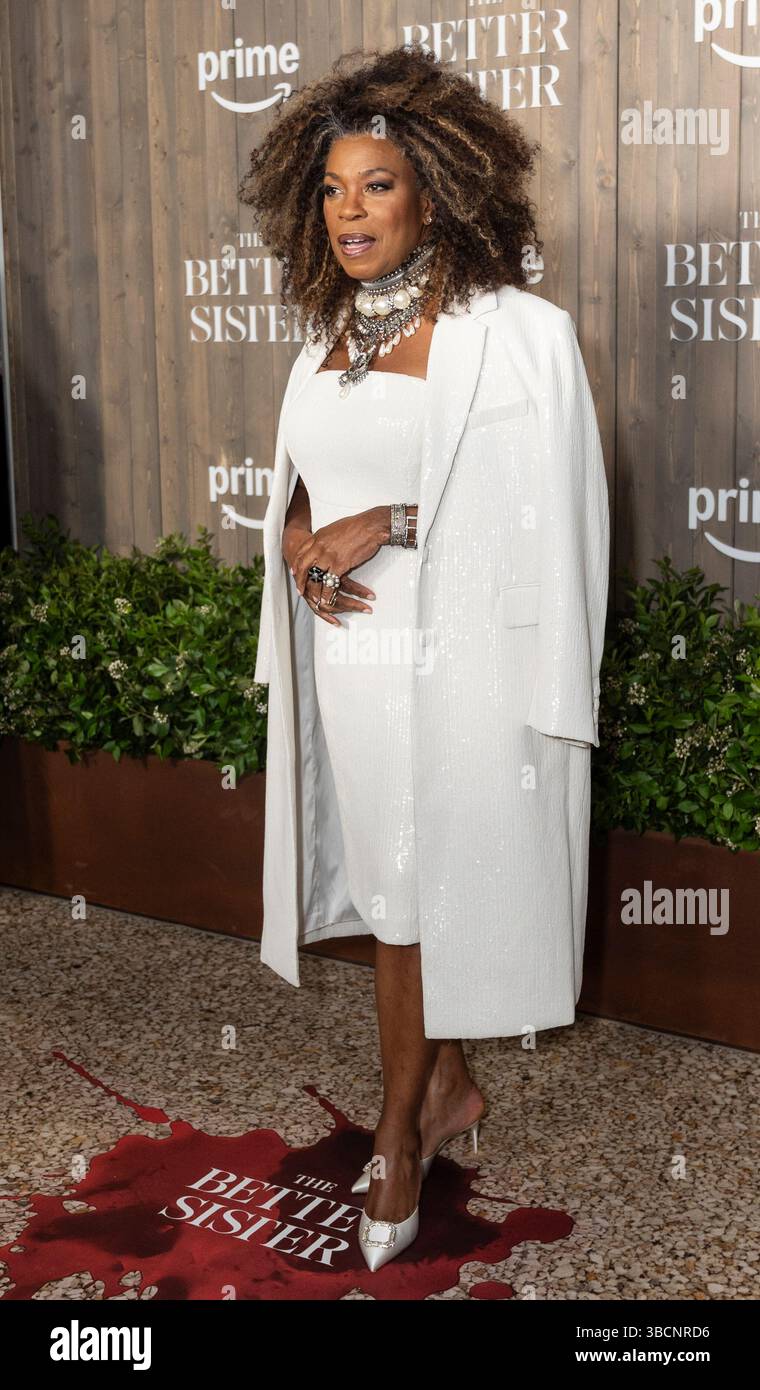 New York, NY, May 20, 2025: Lorraine Toussaint wearing dress by St. John  attends Amazon Prime '