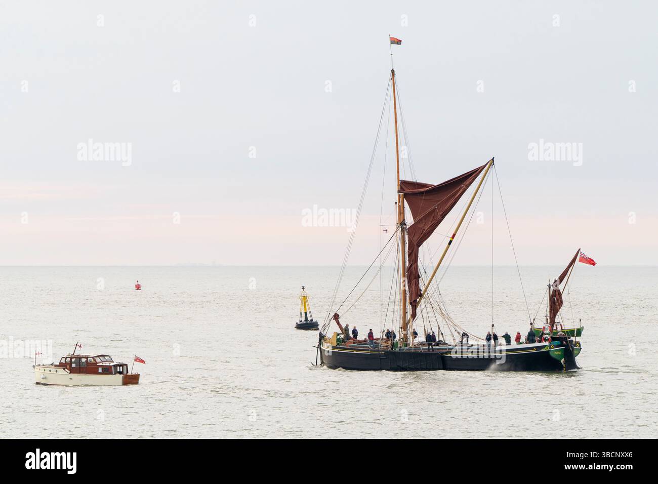 The Pudge, one of the 'little ships' leaving Ramsgate harbour on the ...