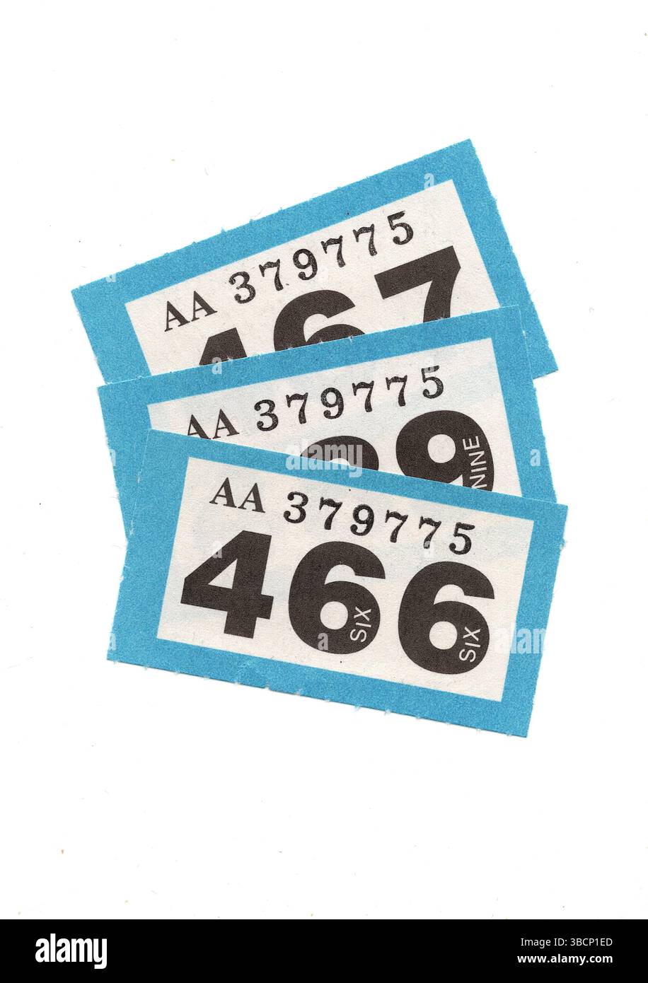 Old Raffle Tickets Vintage raffle tickets isolated on a white background Stock Photo - Alamy