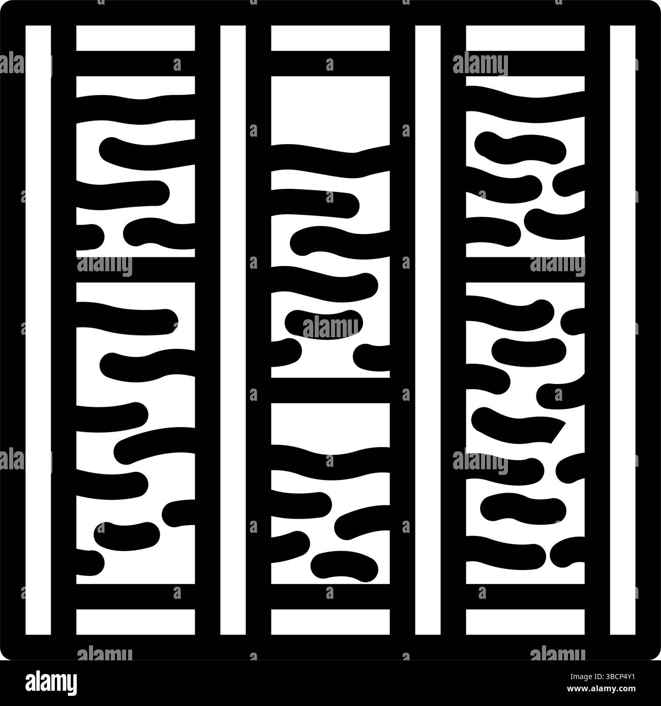 insulation installation frame house line icon vector illustration Stock ...