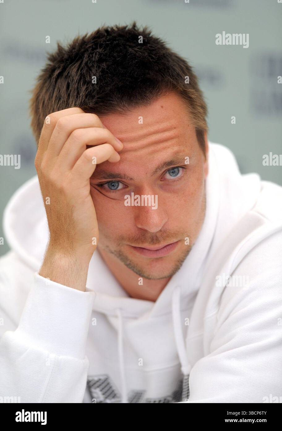 Robin Soderling at the Liverpool International Tennis Tournament - 18 June 2009 Stock Photo