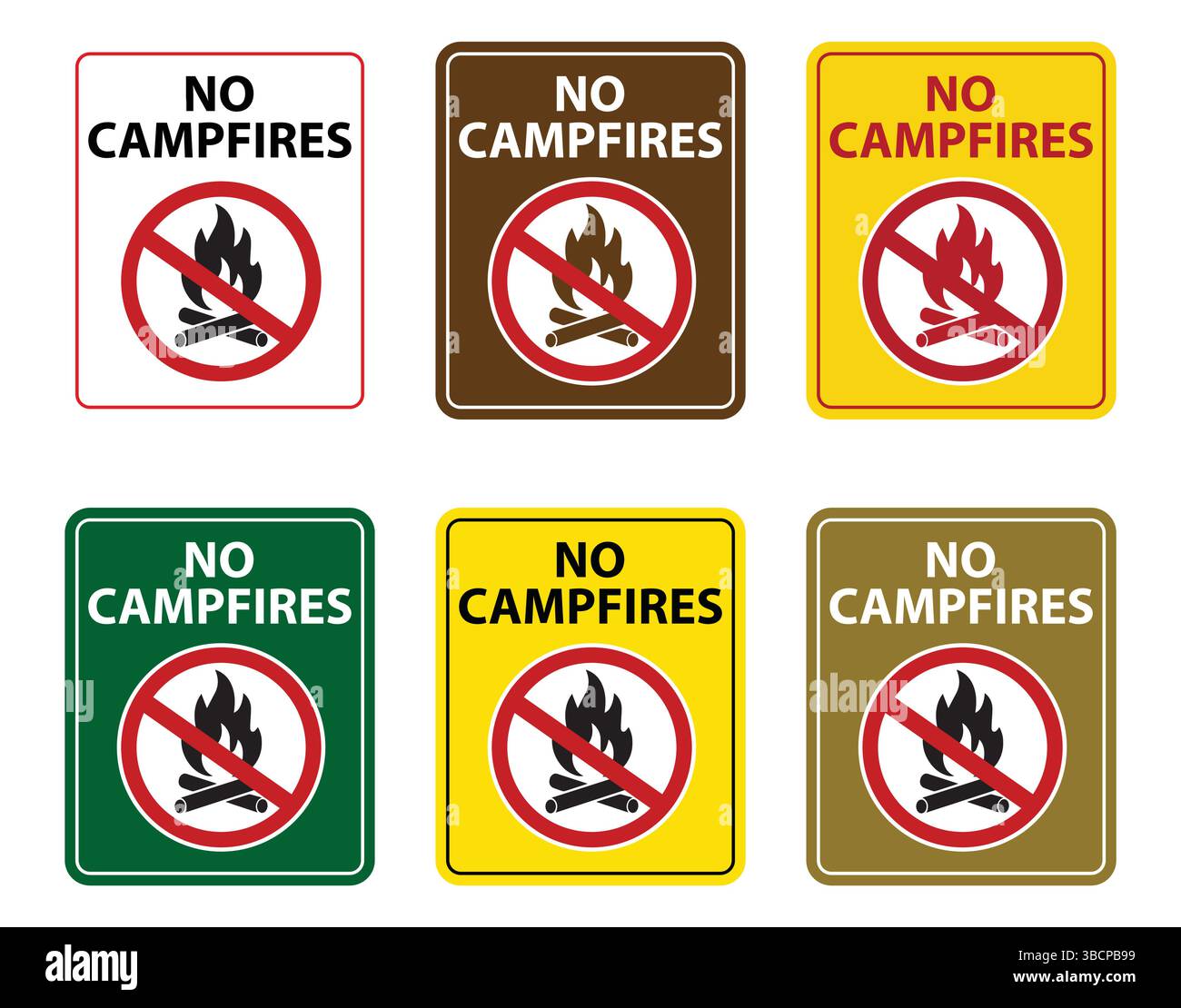 Multicolure campfire or bonfire icon. flat simple trend modern logotype graphic art design isolated element. Stock Vector