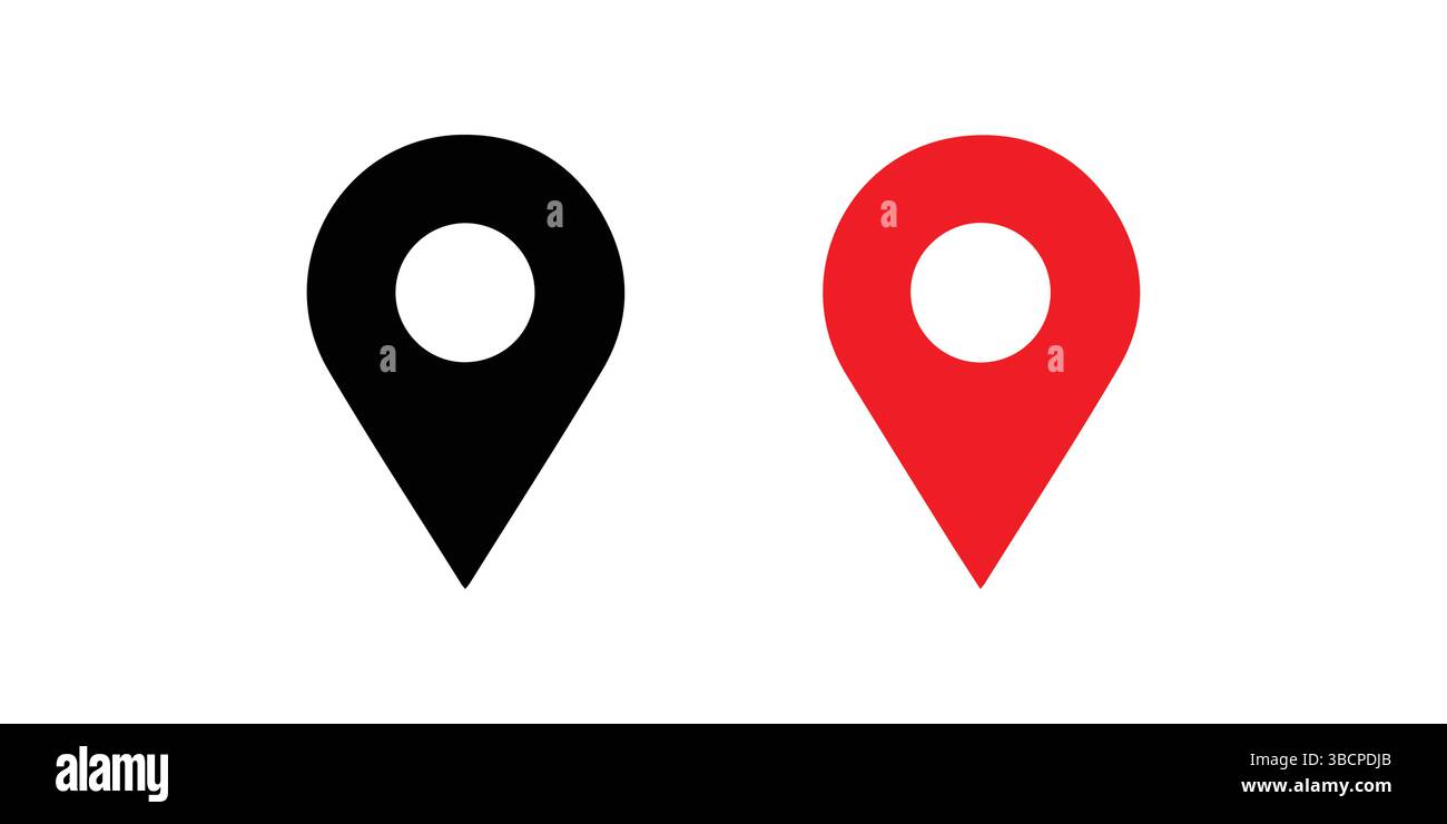 map mark New location map icons location icon on the map vector icon location pin location mark Stock Vector