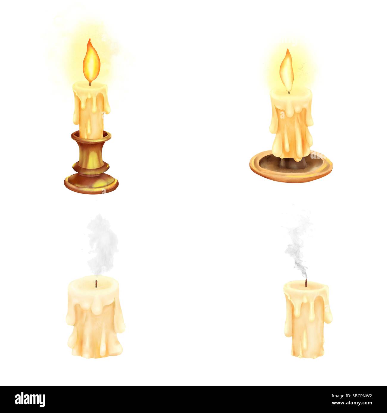 Candle smoke Cut Out Stock Images \u0026 Pictures - Alamy, image size:1300x1390