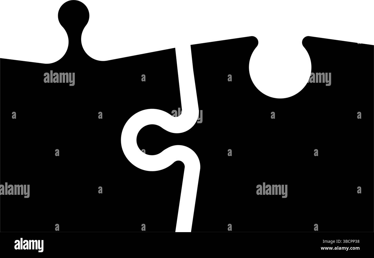 puzzle idea solution glyph icon vector illustration Stock Vector Image ...