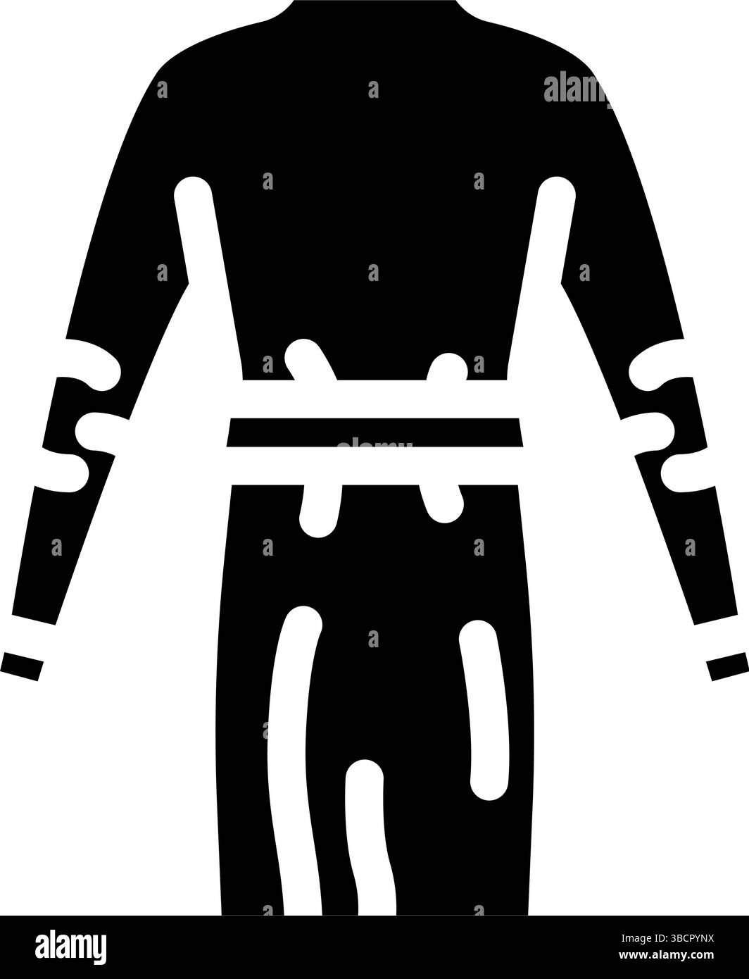 surgical gown surgeon glyph icon vector illustration Stock Vector Image ...