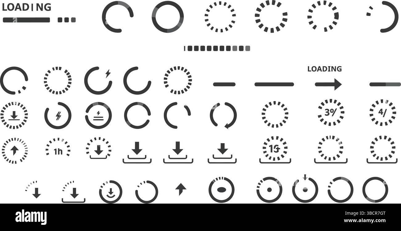 Webpage loading icons hi-res stock photography and images - Alamy