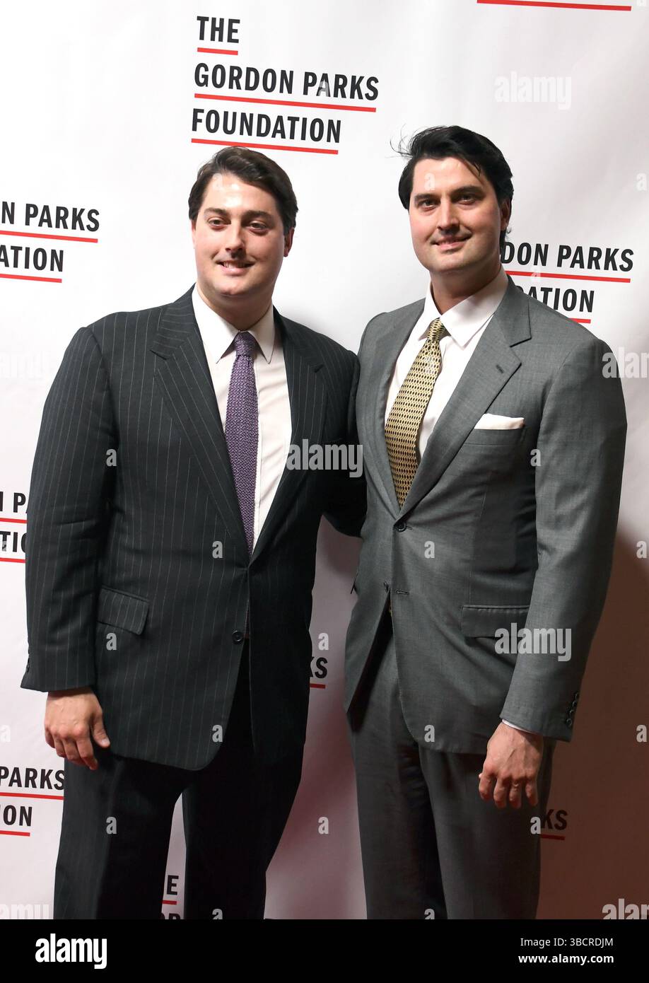 New York, NY, USA. 20th May, 2025. Clayton Calvert and Parker Calvert at the Gordon Parks FoundationÕs Annual Gala at Cipriani 42nd St in New York City on May 20, 2025. Credit: Mpi099/Media Punch/Alamy Live News Stock Photo