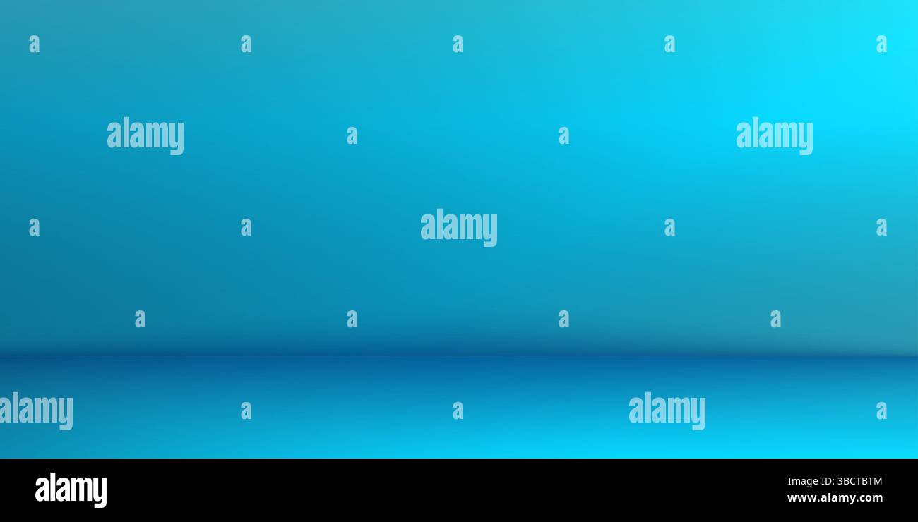 Minimal limbo scene vector background in vibrant blue tones, ideal for futuristic, abstract, or conceptual design projects needing a clean and Stock Vector