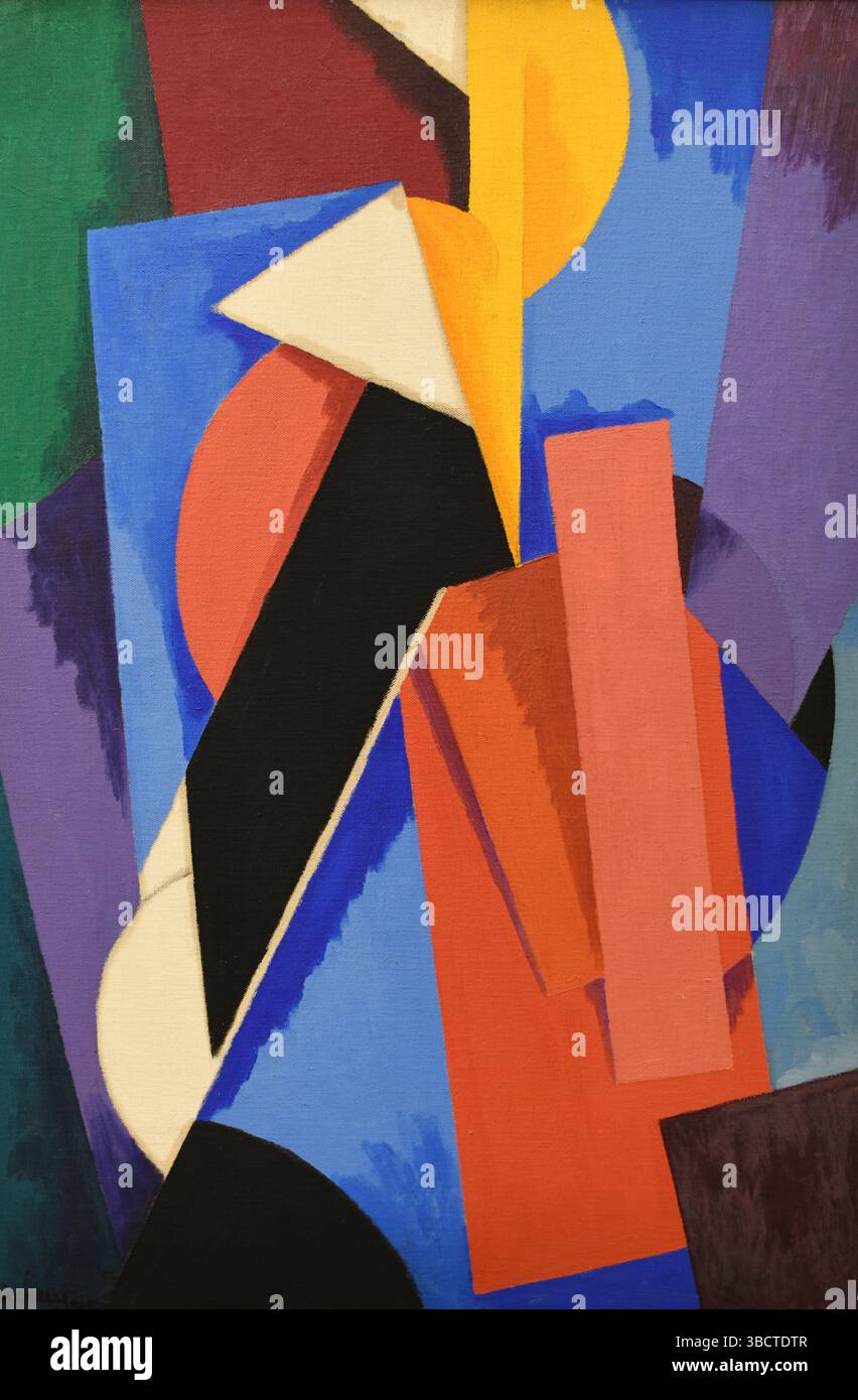 Alberto Magnelli、 ELEMENTS GROUPES NO.1 Alberto magnelli painting hi-res stock photography and