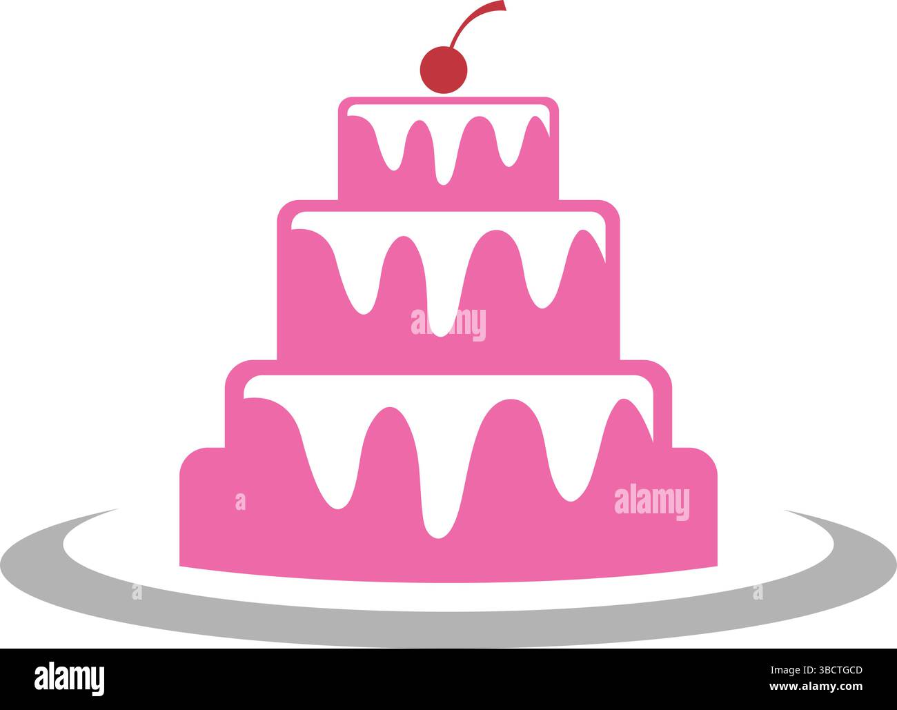 Bakery icon logo design template Stock Vector