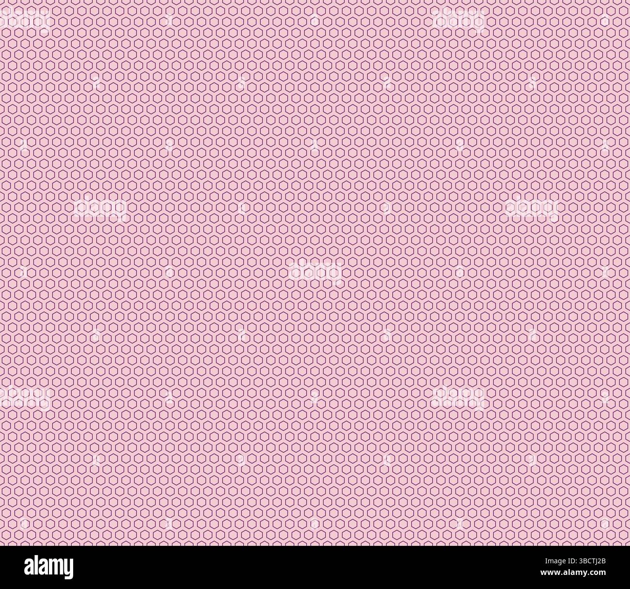 Honeycomb mosaic hexagons background. Deep Magenta color on matching ...