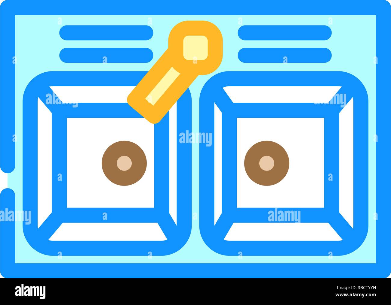 Double drain Cut Out Stock Images Pictures Alamy