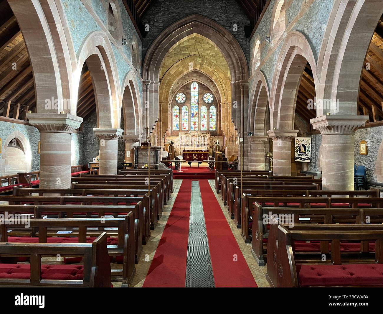 Saint Mary's Church, Betws-y-Coed, Wales, UK - Smartphone Captured Stock Image