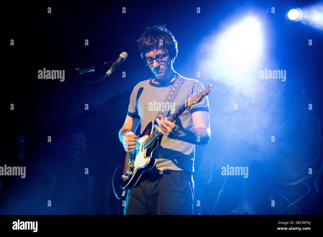 Graham Coxon of Blur performs at Barrowlands Ballroom on June 9, 2015 in Glasgow, United Kingdom Stock Photo