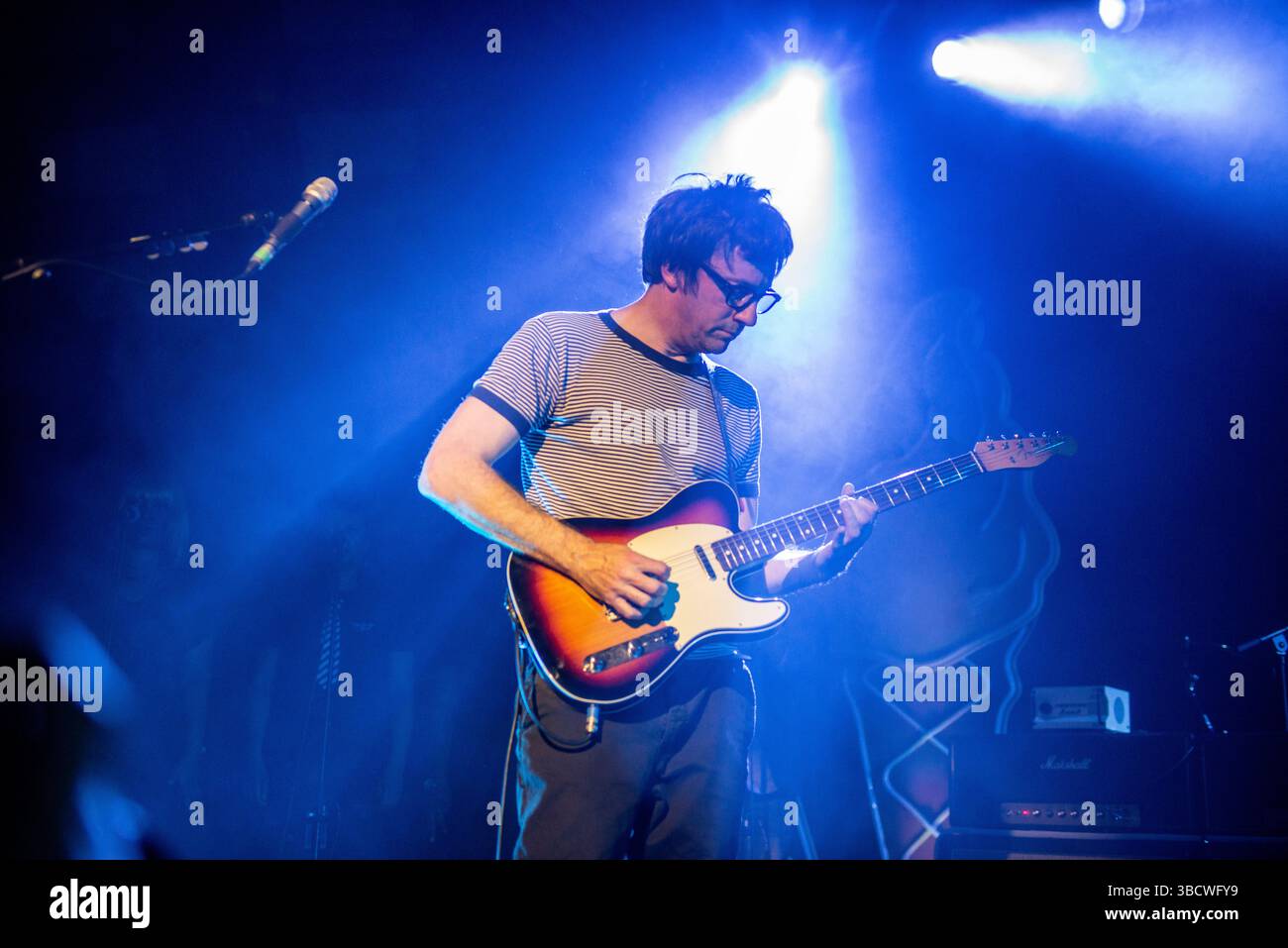 Graham Coxon of Blur performs at Barrowlands Ballroom on June 9, 2015 in Glasgow, United Kingdom Stock Photo