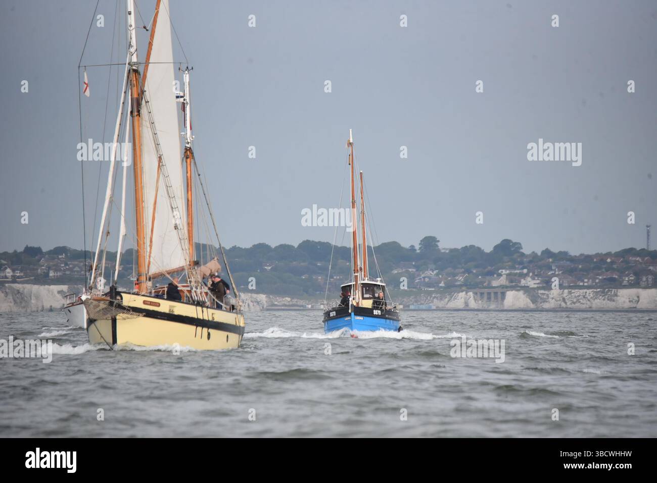 The Dunkirk Little ships flotilla leaving Ramsgate for Dunkirk on the ...