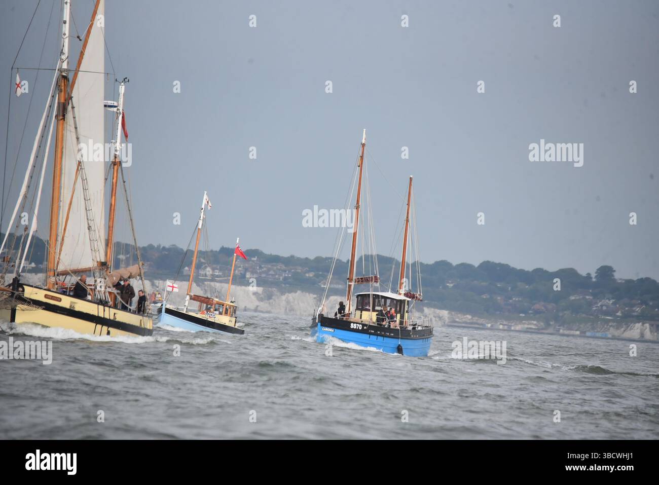 The Dunkirk Little ships flotilla leaving Ramsgate for Dunkirk on the ...