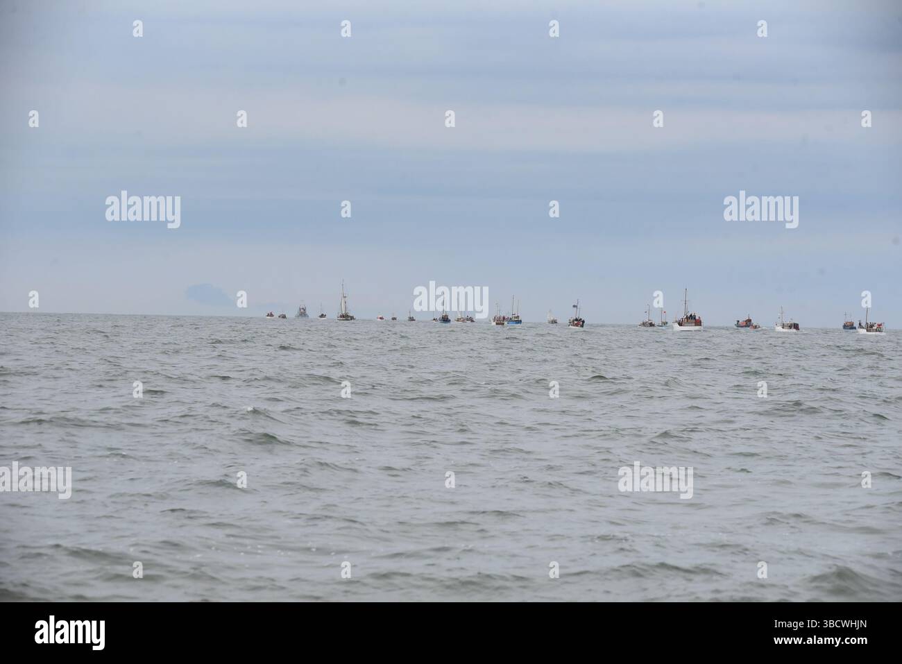 The Dunkirk Little ships flotilla leaving Ramsgate for Dunkirk on the ...
