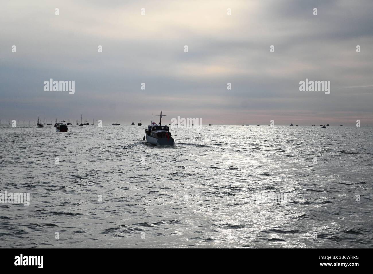 The Dunkirk Little ships flotilla leaving Ramsgate for Dunkirk on the ...