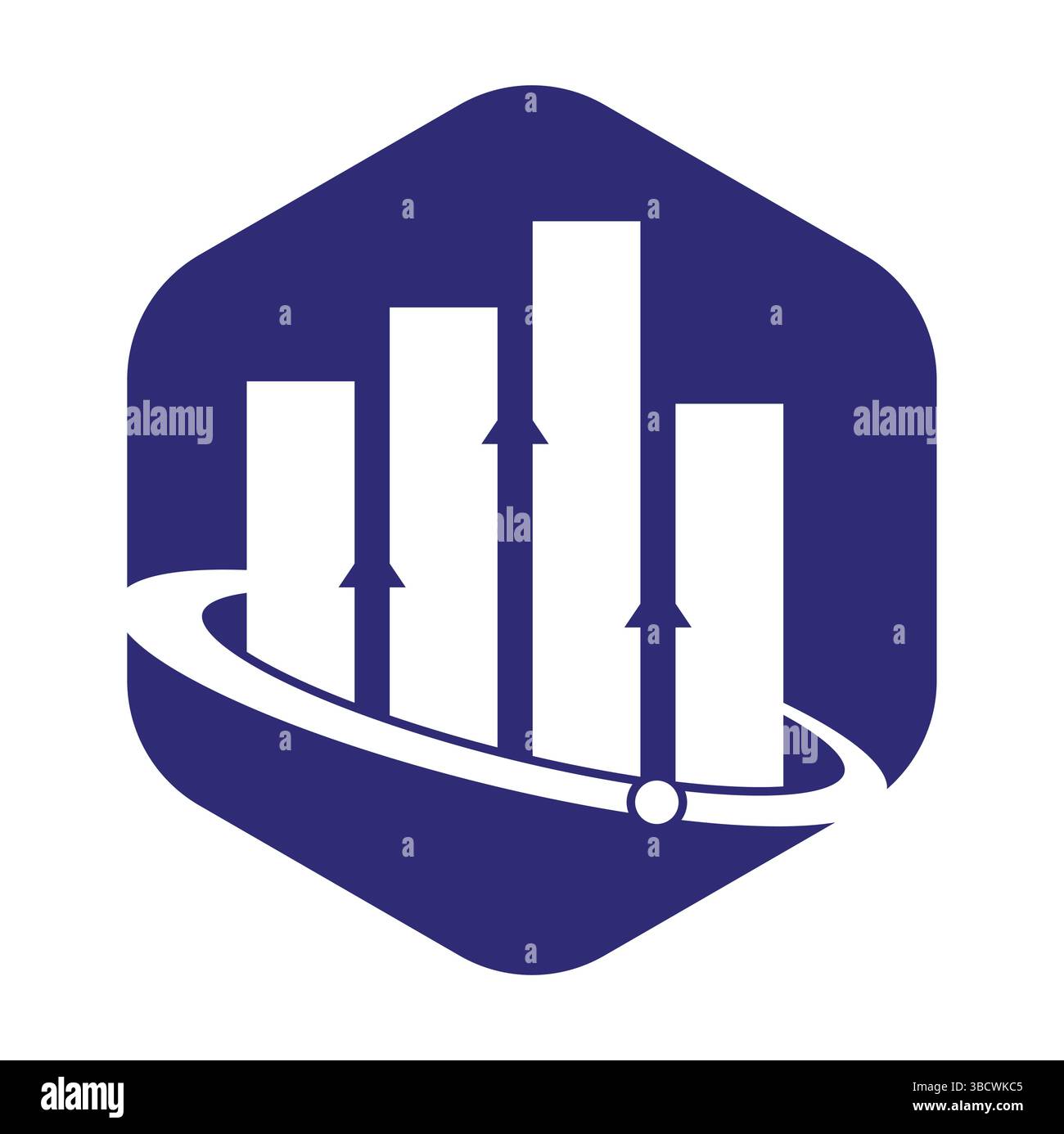 Planet Stats vector logo design template. World finance logo design concept. World stats logo. Stock Vector