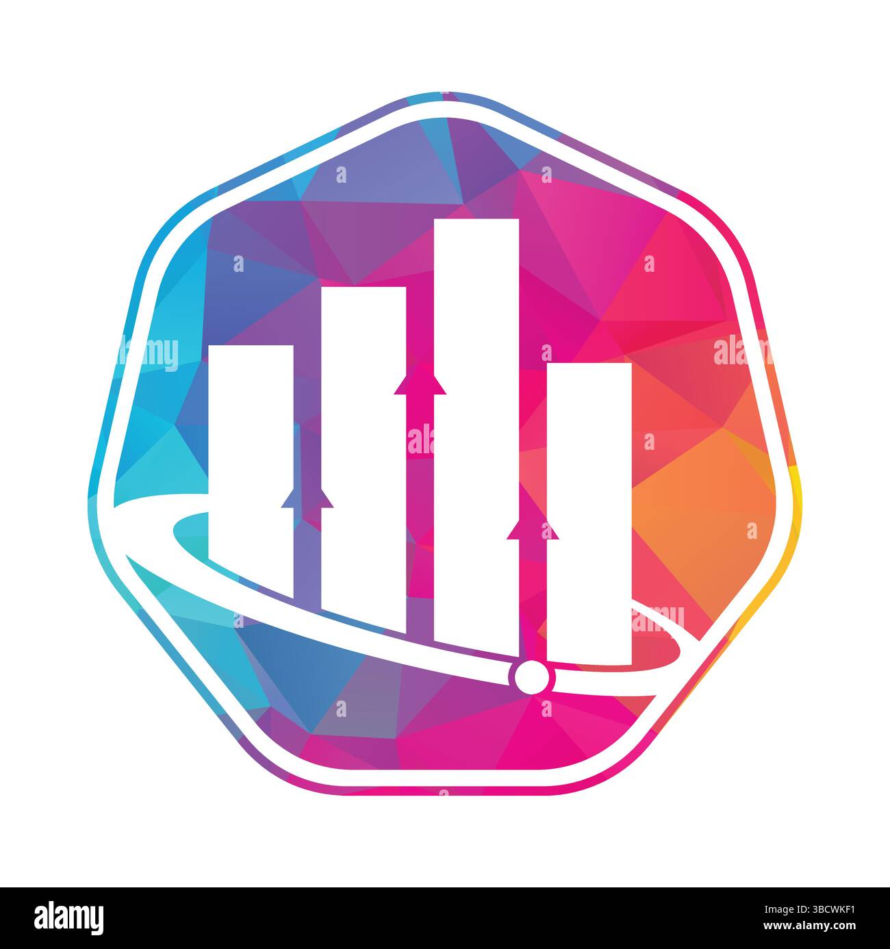 Planet Stats vector logo design template. World finance logo design ...